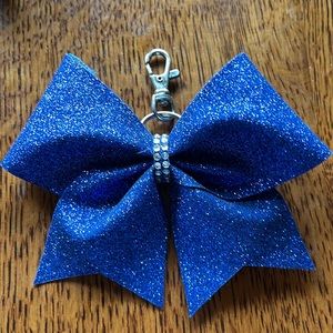 Blue Cheer Bow backpack clip